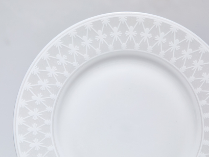 Сервиз чайный на 4 персоны 10 предметов в подарочной упаковке, форма Идиллия, рисунок Жемчужная сетка, арт. 81.34970.00.1, 