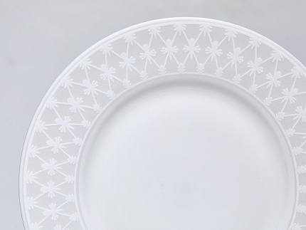 Сервиз чайный на 4 персоны 10 предметов в подарочной упаковке, форма Идиллия, рисунок Жемчужная сетка, арт. 81.34970.00.1