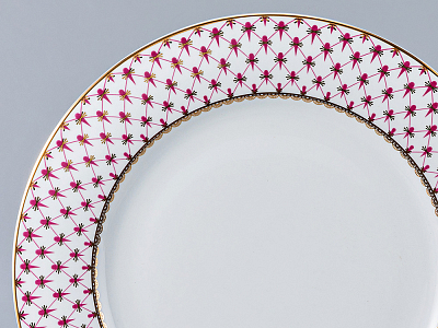 Сервиз столовый форма Молодежная рисунок Сетка-Блюз-2, 6 персон 24 предмета, арт. 81.26393.00.1