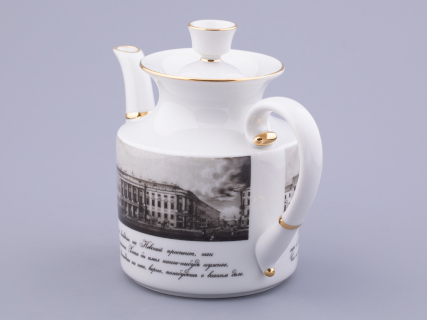 Сервиз чайный на 6 персон 15 предметов, форма Банкетная рисунок Великолепный Невский, арт. 81.32683.00.1, 