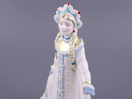 Скульптура Снегурочка-снежинка Девочка Снегурочка арт. 82.39709.00.1