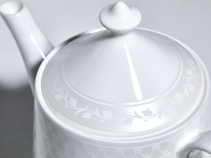 Чайник 940 мл, форма Идиллия, рисунок Жемчужная сетка, арт. 80.02909.00.1