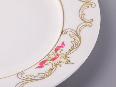 Тарелка плоская 200 мм форма Стандартная 2 рисунок Аквамарин арт. 80.42464.00.1