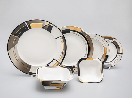 Сервиз столовый форма Молодежная рисунок Проект, 6 персон 22 предмета, арт. 81.28759.00.1, 