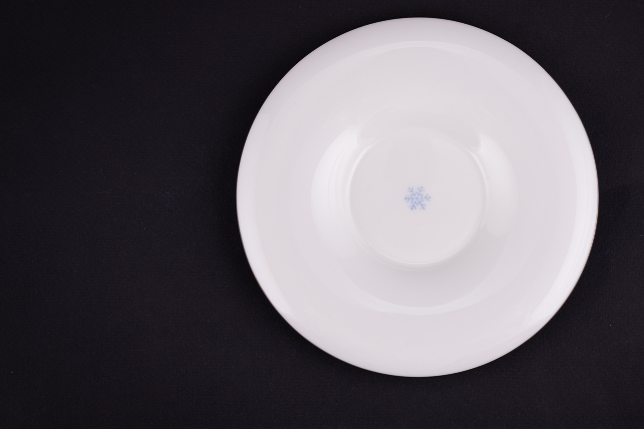 Чашка с блюдцем кофейная, рисунок Конфета Пингвин, форма Юлия, арт 61.21048.00.1, 