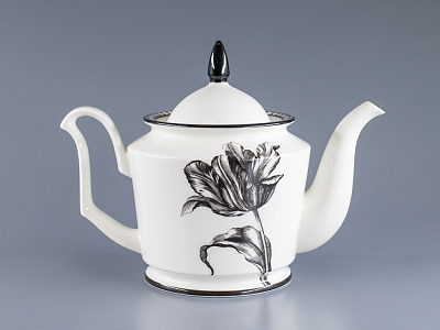 Подарочный набор чайник форма Юлия рисунок Сысоев. Волшебный сад II арт. 81.30911.00.1