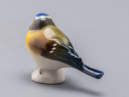Скульптура форма Синица рисунок Лазоревка арт. 82.78548.00.1