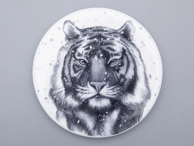 Шкатулка в подарочной упаковке, форма Идиллия, рисунок Тотем. Тигр арт. 81.31652.00.1