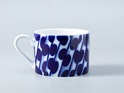 Чашка с блюдцем форма Соло рисунок Реки России. Енисей арт. 81.28756.00.1