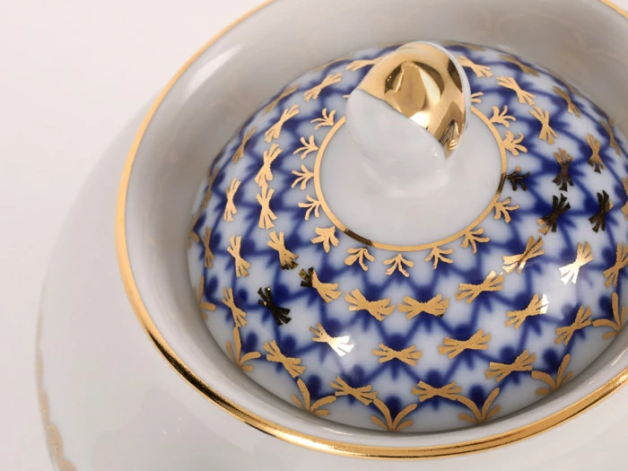 Сахарница Весенняя Кобальтовая сетка арт. 80.75344.00.1, 