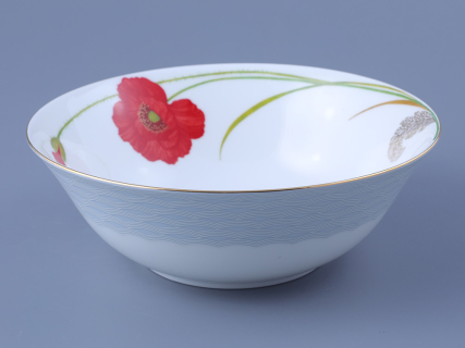 Салатник 240 мм форма Премиум рисунок Маки, арт. 80.06321.00.1, 