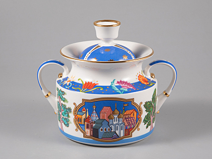 Сервиз чайный форма Банкетная рисунок Чудоград 6 персон 14 предметов арт. 81.29156.00.1