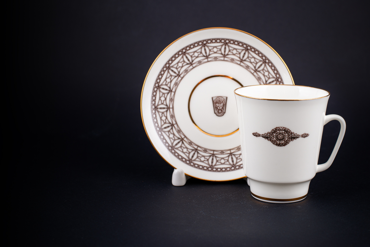 Чашка с блюдцем Кружево города, форма Майская, арт 61.21019.00.1, 