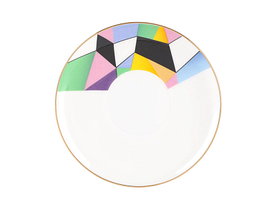 Чашка с блюдцем 165 мл форма Майская рисунок Движение 1, арт. 81.27266.00.1