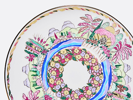 Чашка с блюдцем кофейная 165 мл.,  форма Майская, рисунок Голубое озеро арт. 81.13568.00.1