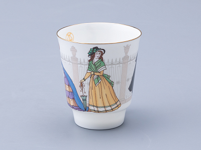 Трехпредметный комплект 165 мл, форма Майская, рисунок Опера Пиковая дама, арт. 81.33929.00.1