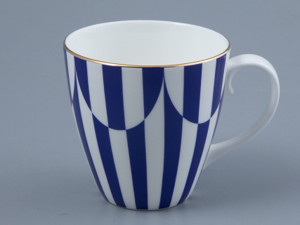 Бокал 470 мл форма Весна рисунок Да и нет Синий арт. 80.44736.00.1, 