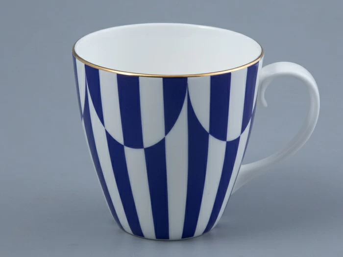 Бокал 470 мл форма Весна рисунок Да и нет Синий арт. 80.44736.00.1, 