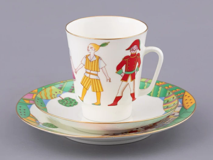 Трехпредметный комплект 165 мл форма Майская рисунок Балет Чиполлино, арт. 81.28737.00.1, 