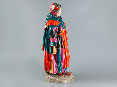 Скульптура Народности России, Лезгинская женщина, арт 82.89683.00.1