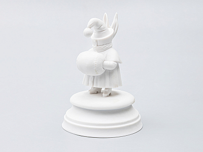 Скульптура Десятый гость Белый арт. 82.64925.00.1