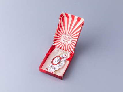 Елочная игрушка Гранд цирк в подарочной упаковке, рисунок Клоун арт 81.34386.00.1, 