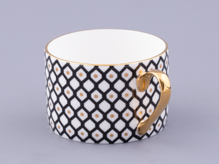 Чашка с блюдцем 250 мл форма Идиллия рисунок Неро 1, арт. 81.32141.00.1, 