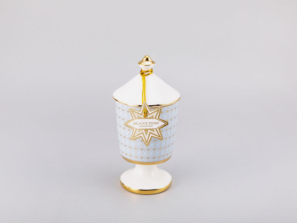 Подарочный Набор Свеча ароматическая рисунок Азур 2 аромат Нежный пион, арт. 81.30999.00.1, 