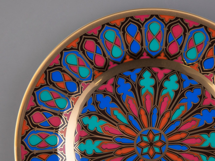 Тарелка декоративная 270 мм Европейская, в подарочной упаковке, рисунок Готическая 2 арт. 81.25624.00.1, 