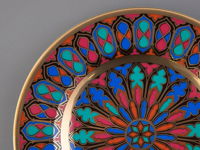 Тарелка декоративная 270 мм Европейская, в подарочной упаковке, рисунок Готическая 2 арт. 81.25624.00.1, 