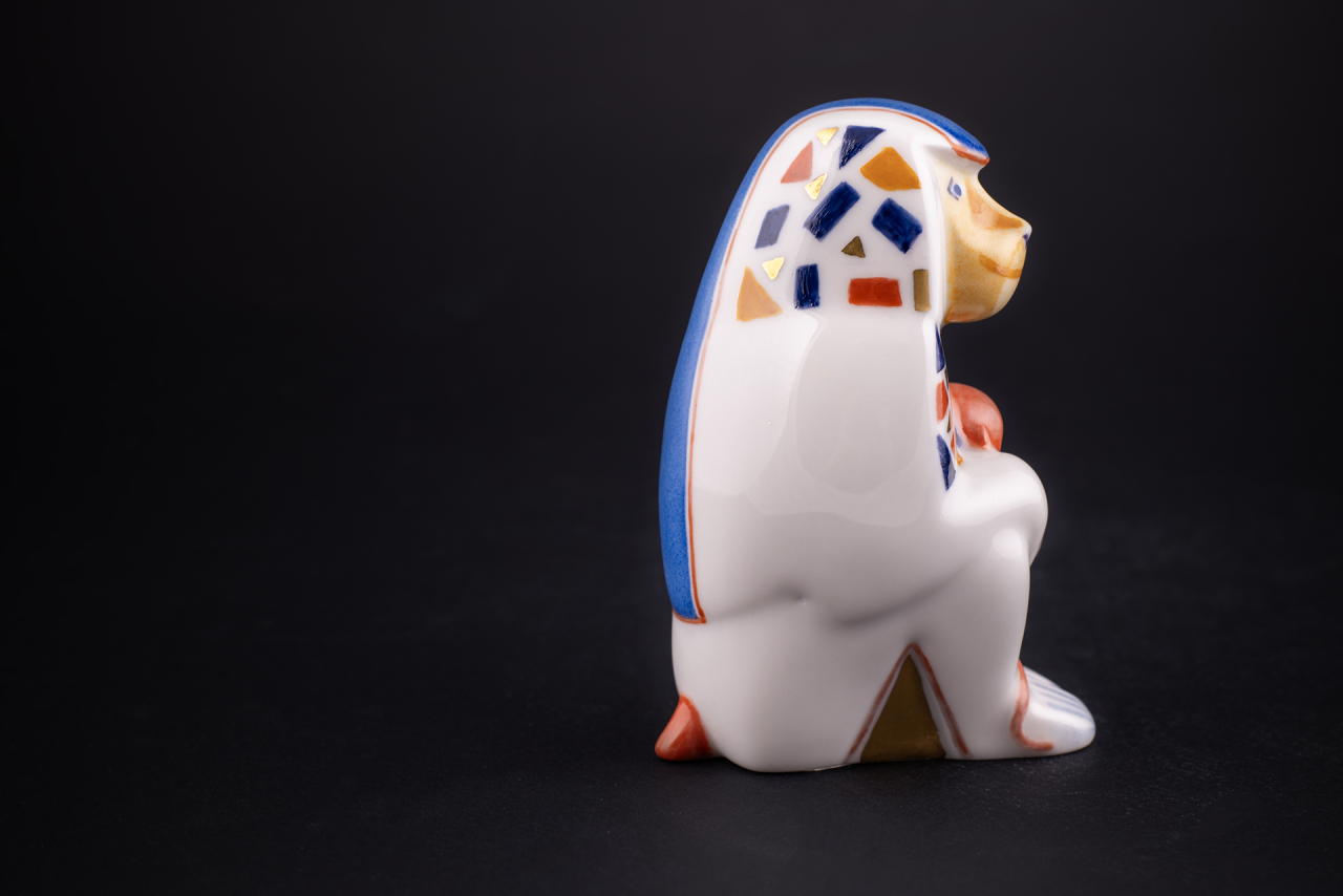 Скульптура Павиан с детенышем, рисунок Калейдоскоп, арт 62.09268.00.1, 