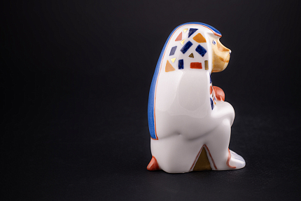 Скульптура Павиан с детенышем, рисунок Калейдоскоп, арт 62.09268.00.1