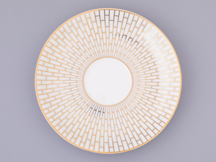 Сервиз чайный на 6 персон 14 предметов форма Весенняя 2 рисунок Саламандра Грей, арт. 81.31630.00.1, 