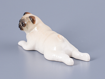 Скульптура Мопс лежащий арт. 82.79496.00.1