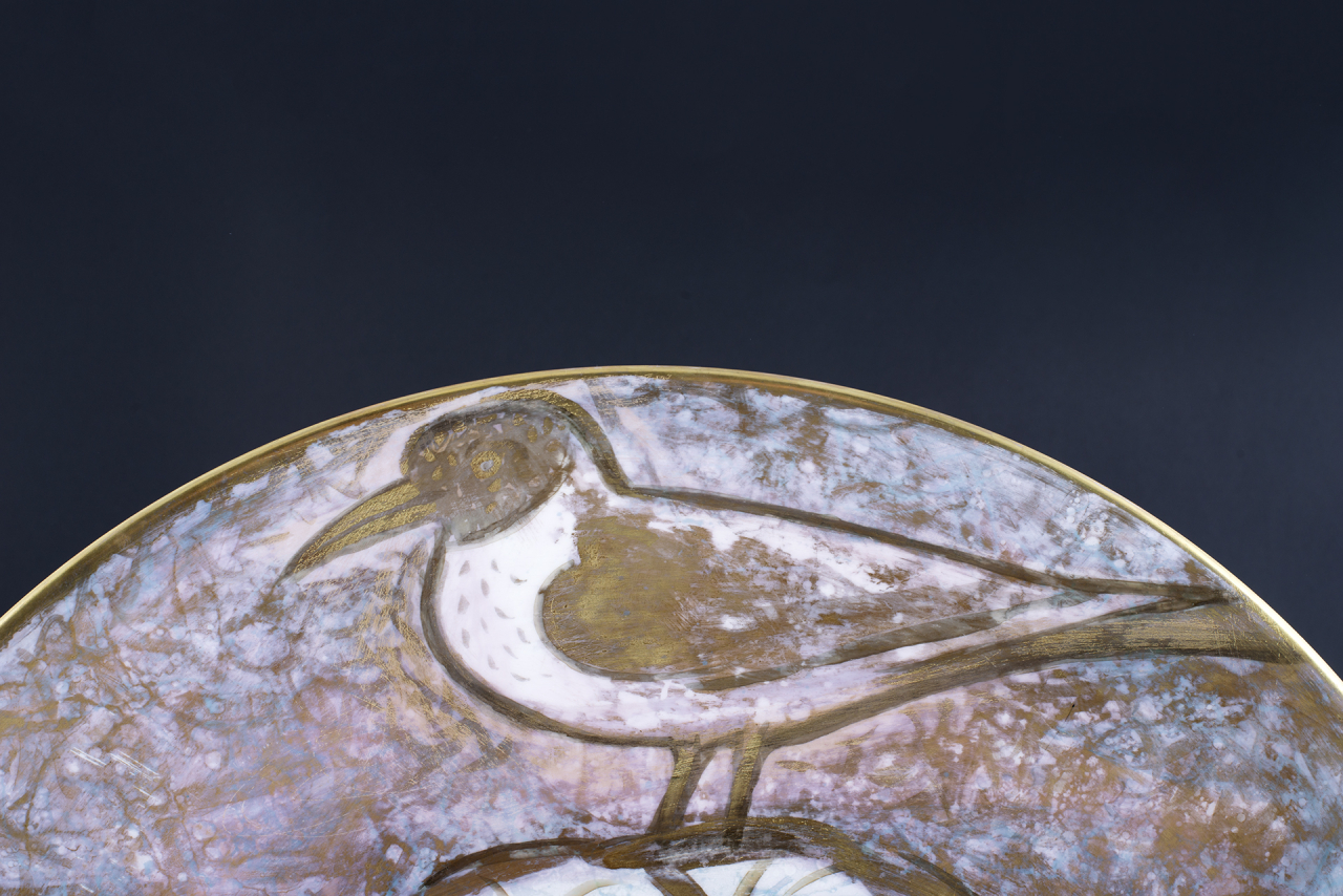 Декоративное Блюдо Миражи белой ночи на форме Круглая, арт 60.13365.00.1, 