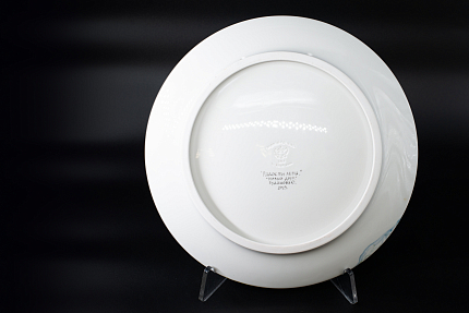 Блюдо декоративное 350 мм, форма Круглая, рисунок Радости лета. Новый друг, арт 60.15439.00.1