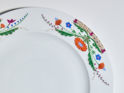 Сервиз столовый на 6 персоны 21 предметов форма Европейская рисунок Замоскворечье-2, арт. 81.10664.00.1, 