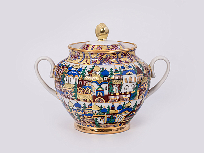 Сервиз чайный, форма Весенняя, рисунок Русская фантазия, арт. 81.20886.00.1