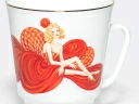 Чашка с блюдцем 165 мл, в подарочной упаковке, форма Майская, рисунок Обнаженные сердца, арт 81.10461.00.1, 