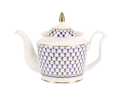 Чайник заварочный форма Юлия рисунок Кобальтовая сетка арт. 80.90994.00.1, 