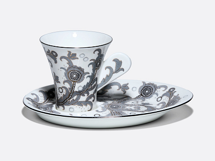 Чашка с блюдцем 225 мл в подарочной упаковке, форма Модерн, рисунок Жемчужный арт 81.10805.00.1