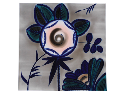 Пласт 350х350 форма Квадратный рисунок Синяя роза. Соль арт. 80.88964.00.1