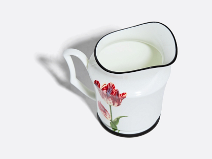 Подарочный набор сливочник 120 мл., форма Юлия рисунок Волшебный сад, арт. 81.30909.00.1