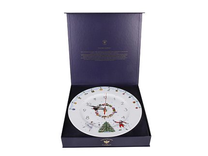 Часы декоративные 270 мм форма Европейская 2 рисунок Щелкунчик арт. 81.24783.00.1