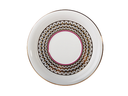 Чашка с блюдцем кофейная 160 мл.,  форма Гербовая, рисунок Замоскворечье (мет) арт. 81.23974.00.1