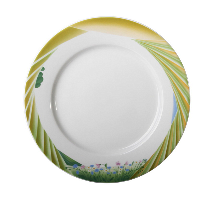 Блюдо круглое 300 мм Молодежная Иван-чай арт. 80.73689.00.1