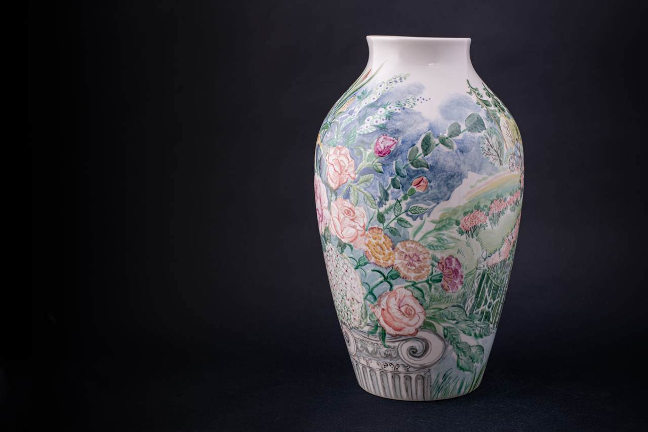 Ваза Павильон роз, форма Ламповая, арт 45.09399.00.1, 