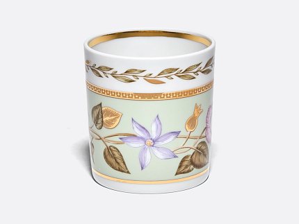 Чашка с блюдцем чайная 220 мл форма Гербовая рисунок Нефритовый фон 1 арт. 81.20825.00.1