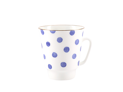 Чашка с блюдцем кофейная 165 мл., форма Майская, рисунок Polka Dot арт. 81.27797.00.1