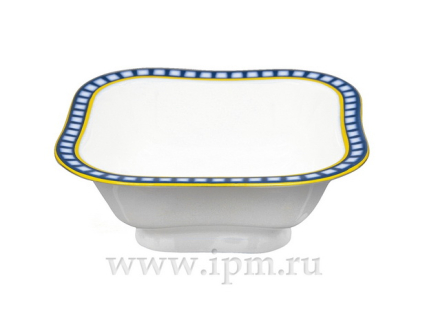 Салатник шести порционный квадратный Молодежная Кобальтовая клетка арт. 80.04186.00.1, 